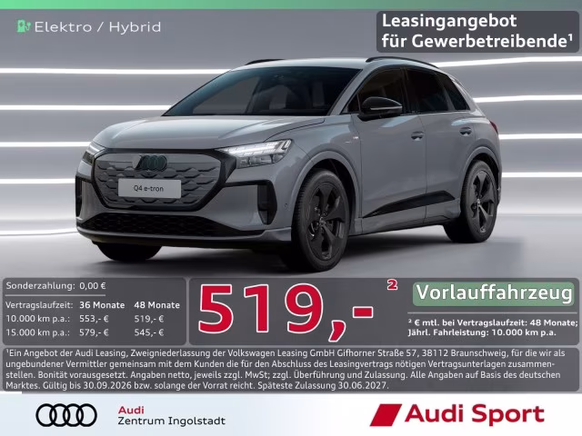 Audi Q4 e-tron performance S line UPE 66.075,-