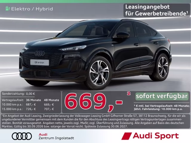 Audi Q6 Sportback e-tron qu S line Luft UPE 98.285,-