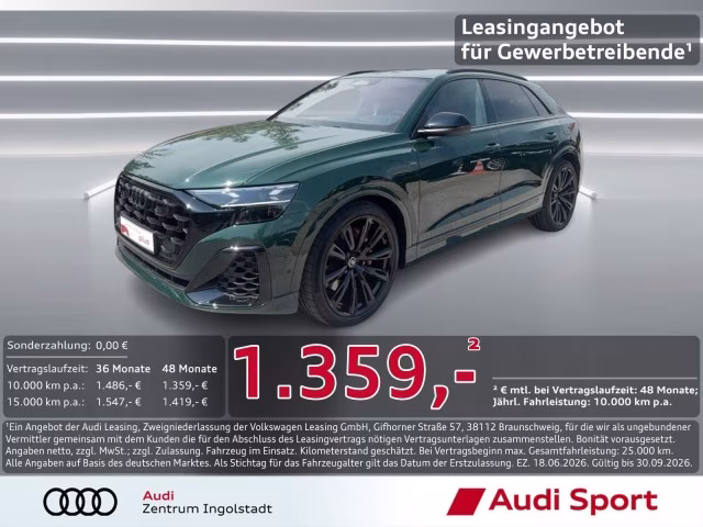 Audi Q8 e-hybrid qu S line LASER PANO AHK Allradlenk