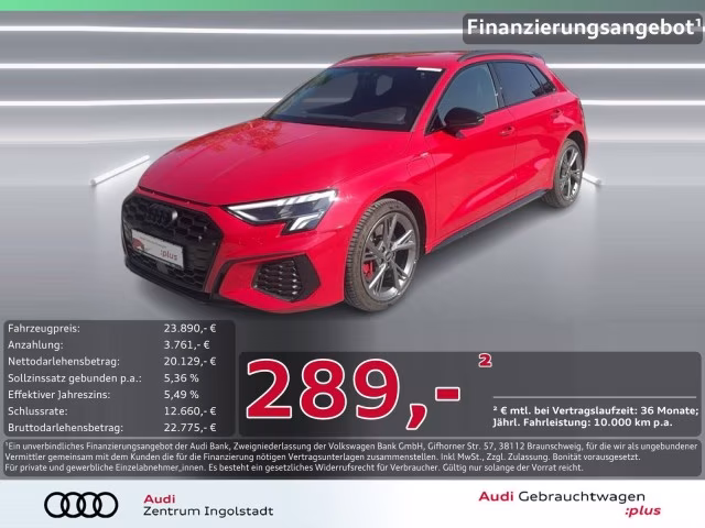 Audi A3 Sportback 45 TFSI e S line LED ACC PDC+ NAVI+