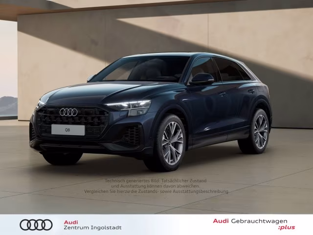 Audi Q8 TFSI e qu S line Luft MATRIX AHK PANO PDC 21&amp;quot;