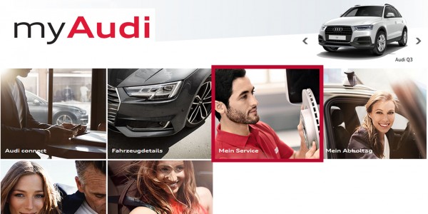 Online Terminvereinbarung über myAudi