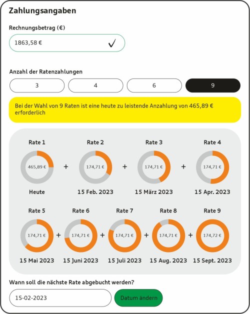 Rechnungsbeispiel Finanzierung