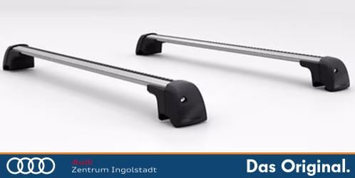 Original VW T-Roc / T-Roc R Grundträger / Dachträger (für Fahrzeuge mit Dachreling blank / schwarz) 2GA071151