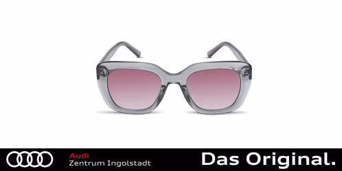 Original Audi Sonnenbrille, Damen, transparent grau 3112400200