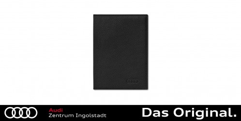 Original Audi Fahrzeugscheinhülle Leder, schwarz 3152101100