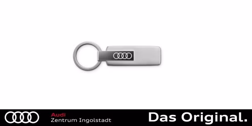 Original Audi Schlüsselanhänger Edelstahl, silber 3182501800 Original Audi Schlüsselanhänger Edelstahl, silber 3182501800