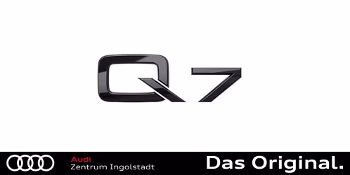 Original Audi Q7 (4M) Schriftzug in Schwarz für das Heck 4M0071803 Original Audi Q7 (4M) Schriftzug in Schwarz für das Heck 4M0071803