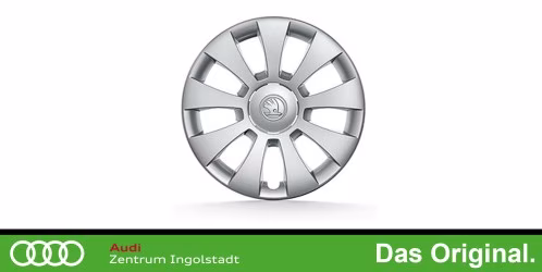 Original Skoda Scala / Kamiq Radzierkappen / Nabenkappen Satz "Hermes " "6,0J x 15" 657071455