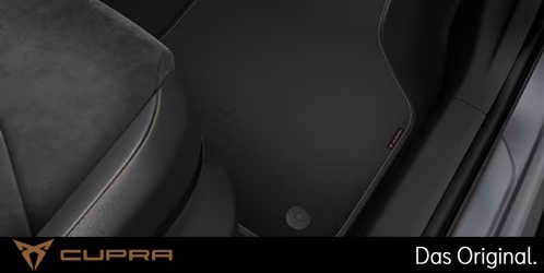 Original SEAT CUPRA Ateca Textilfußmatten Satz Vorne + Hinten mit Kupferstickerei 576863011D LOE