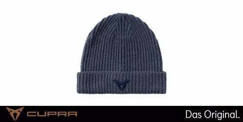 Original SEAT CUPRA BEANIE MOONSLATE-BLAU M-L 6H1084300E IBJ
