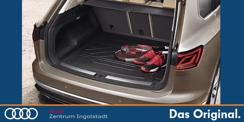 Original VW Touareg (III) Gepäckraumschale / Kofferraumwanne für Fahrzeuge mit ebenem Ladeboden 760061161