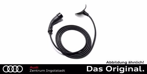 Original Audi Ladekabel für Fahrzeugseite 2,5M 22KW TYPE2 7PP971676CH (nur für Ladesystem Connect) (Beschreibung beachten!)