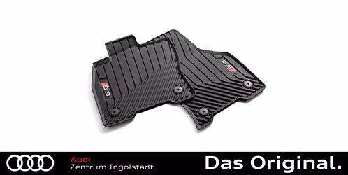 Original Audi S3 Sportback/Limousine Gummifußmatten vorn, schwarz 8Y1061221A 041