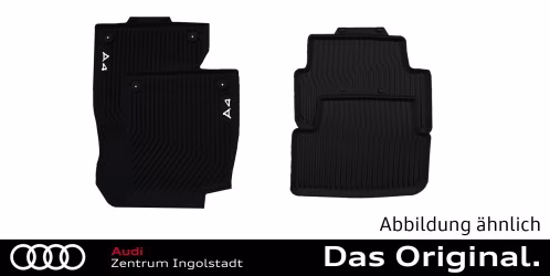Original Audi A4 (8W) Gummifußmatten Satz vorne + hinten 8W1061501 041 + 8W0061511 041