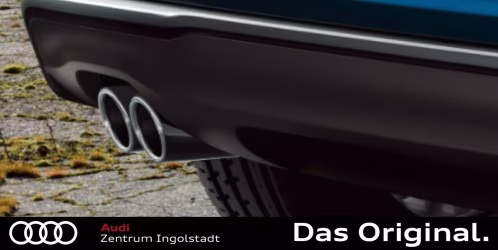 Audi A3 (8V) Endrohrblende Chrom (Doppelrohr) 8V0071761