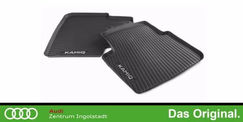 Original Skoda Kamiq Gummifußmatten Satz Hinten 658061512