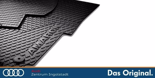 Original VW Amarok (2H) Gummifußmatten Satz Vorne + Hinten (Doppelkabine) 2H1061500A 82V