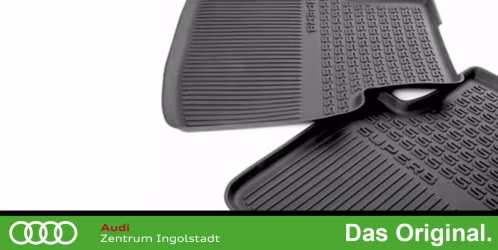 Original Skoda Superb Limousine &amp; Combi Gummifußmatten Satz Hinten 3V0061551