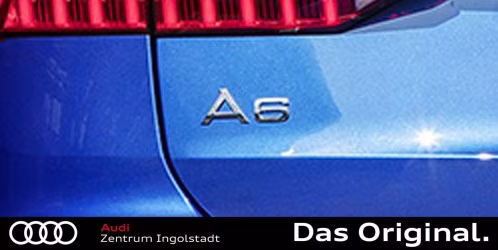 Original Audi A6 Schriftzug Chrom 4F0853741  2ZZ