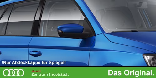 Original Skoda Fabia (IV) Spiegelkappe, lackiert in Race-Blau Metallic, für Spiegel Links oder Rechts ! Weitere Original Teile für verschiedene Fahrzeugmodelle (Audi / VW / SEAT / SKODA) auf Anfrage, das Formular finden Sie hier !