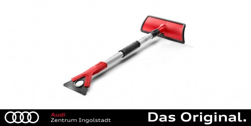 Original Audi Eiskratzer mit Schneeschieber und Teleskopstange 80A096010C