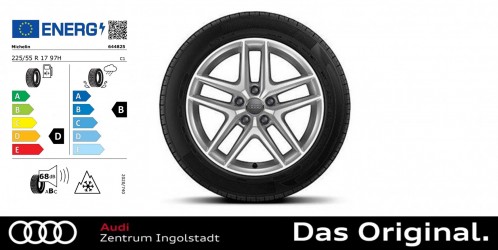 Audi und VW Abzieher incl. 20 Radschraubenkappen grau-metallic - Shop