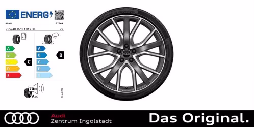 Original Audi A6 4K Sommerkomplettradsatz 5-V-Speichen-Stern-Design 255/40 R 20 101Y Pirelli PZero NCS AO Original Audi A6 4K Sommerkomplettradsatz 5-V-Speichen-Stern-Design 255/40 R 20 101Y Pirelli PZero NCS AO