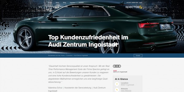 Top Kundenzufriedenheit im Audi Zentrum Ingolstadt