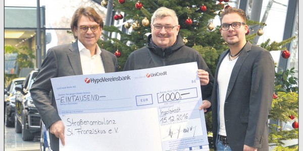 Spende für Straßenambulanz
