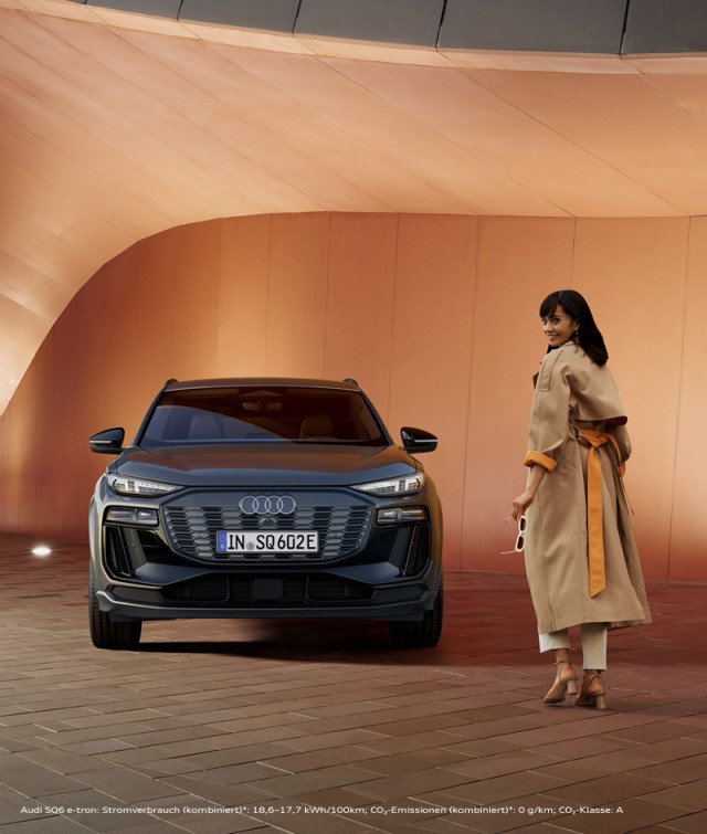 Audi SQ6 e-tron Frau Audi SQ6 e-tron Frau