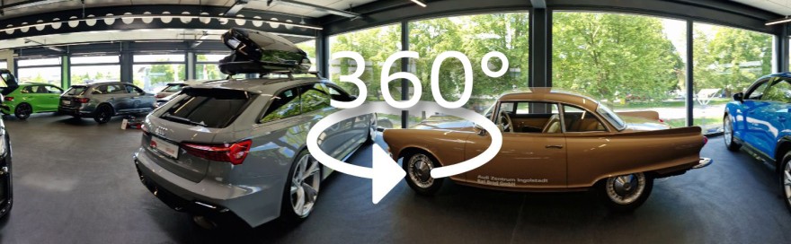 Gebrauchtwagen, Gebäude, Obergeschoss, 360 Grad